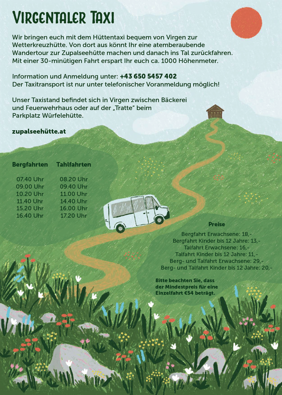 zupalseehütte taxi